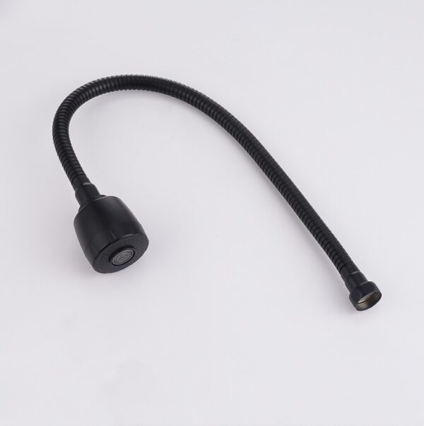 stainless steel black kitchen faucet flexible hose